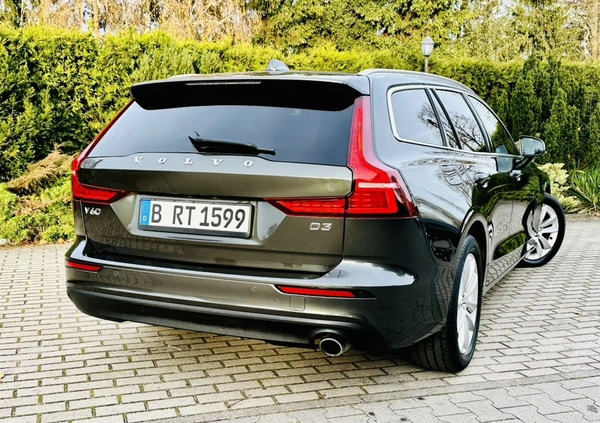 Volvo V60 cena 84400 przebieg: 117890, rok produkcji 2018 z Żukowo małe 781